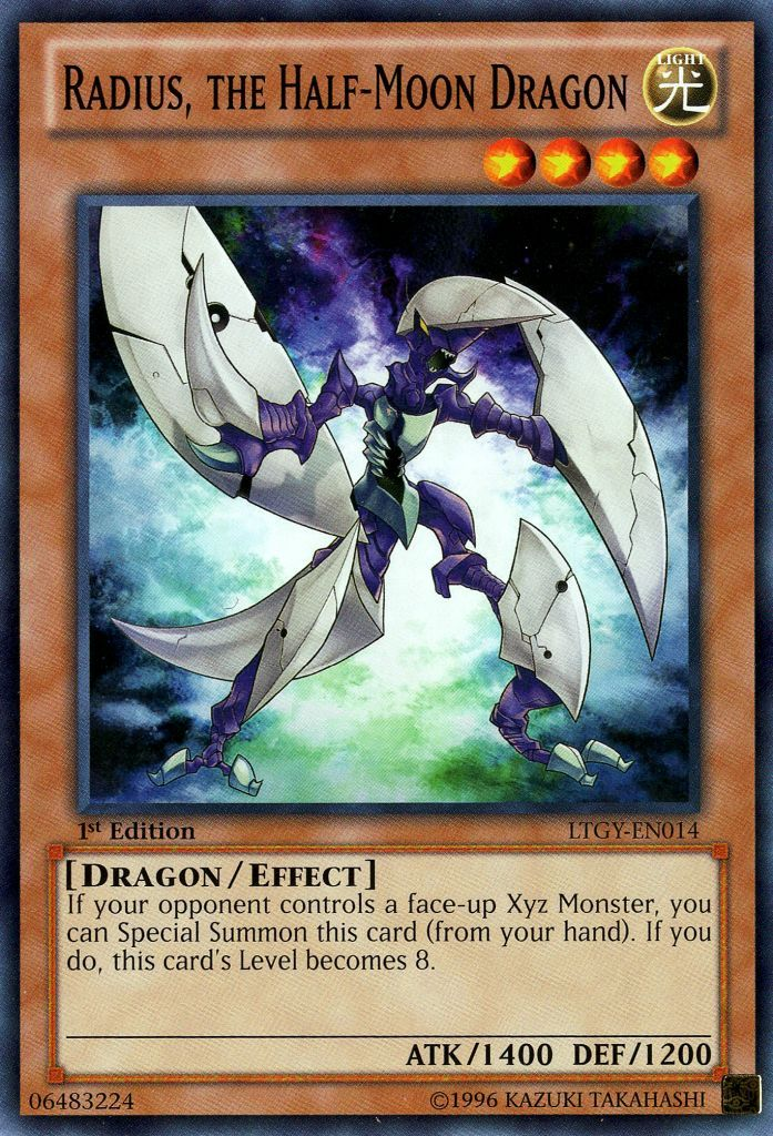 Radius, the Half-Moon Dragon [LTGY-EN014] Common | Odin's Place
