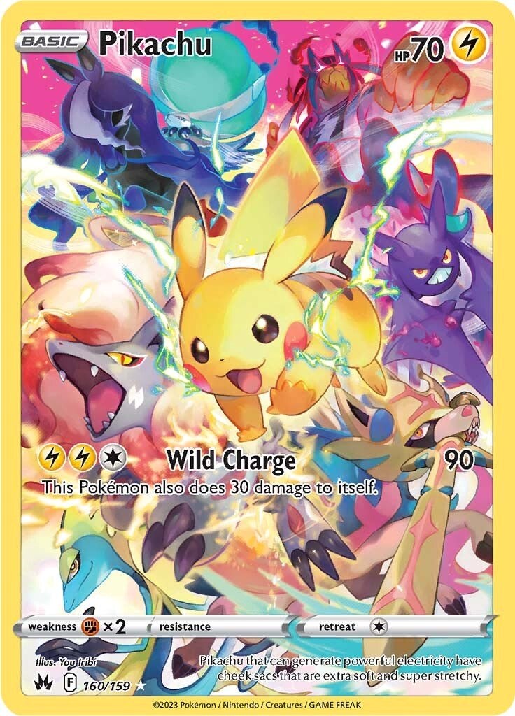 Pikachu (160/159) (Secret) [Sword & Shield: Crown Zenith] | Odin's Place