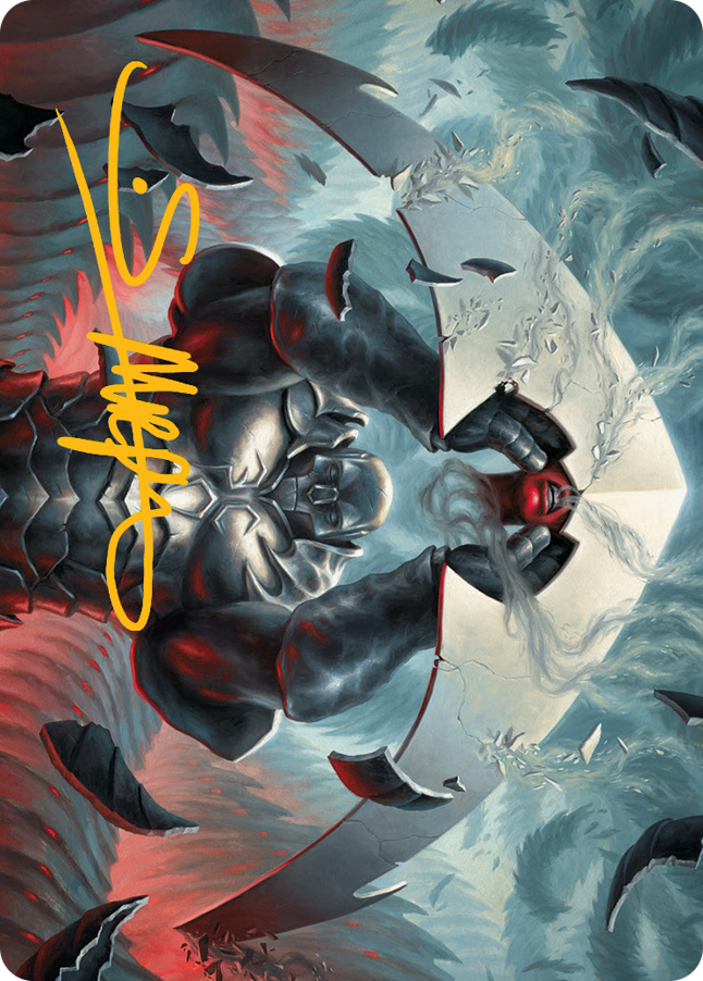Mirrodin Avenged Art Card (Gold-Stamped Signature) [March of the Machine Art Series] | Odin's Place