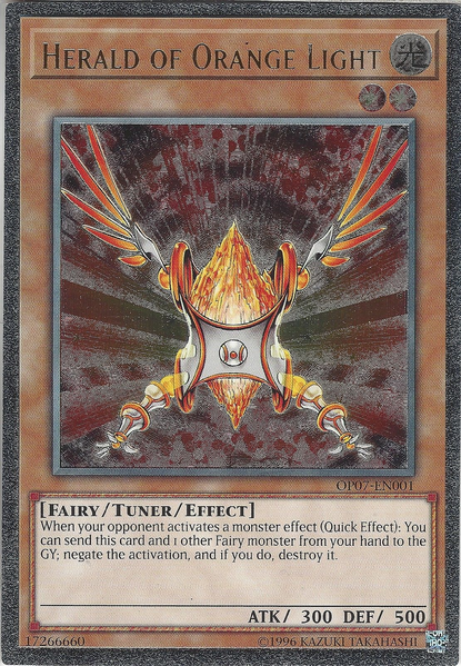 Herald of Orange Light [OP07-EN001] Ultimate Rare | Odin's Place