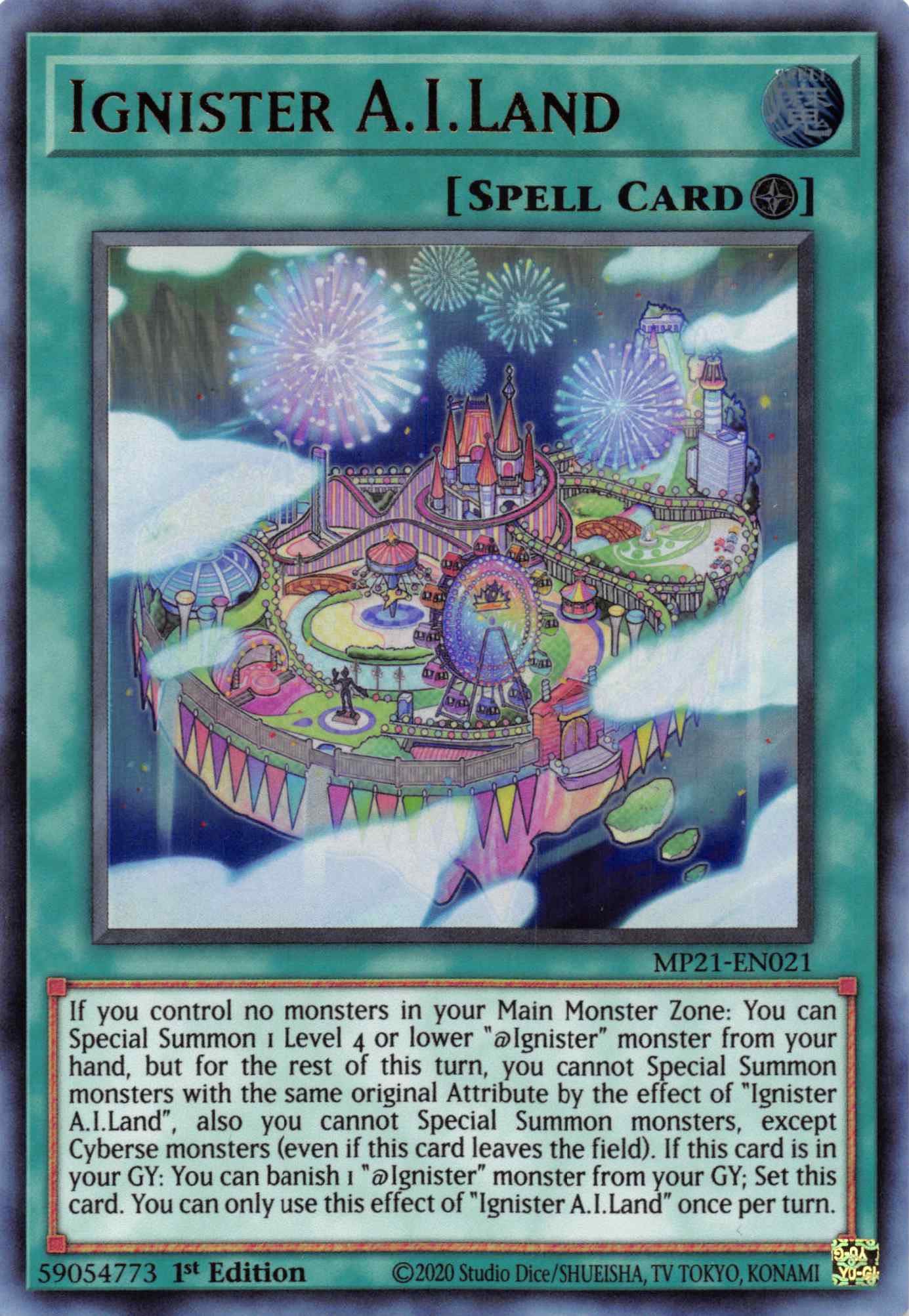 Ignister A.I.Land [MP21-EN021] Ultra Rare | Odin's Place