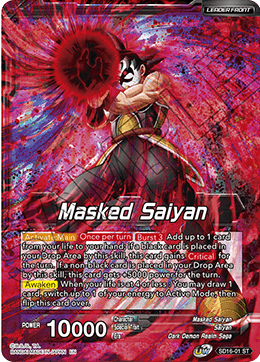 Masked Saiyan // SS3 Bardock, Reborn from Darkness (Starter Deck Exclusive) (SD16-01) [Cross Spirits] | Odin's Place