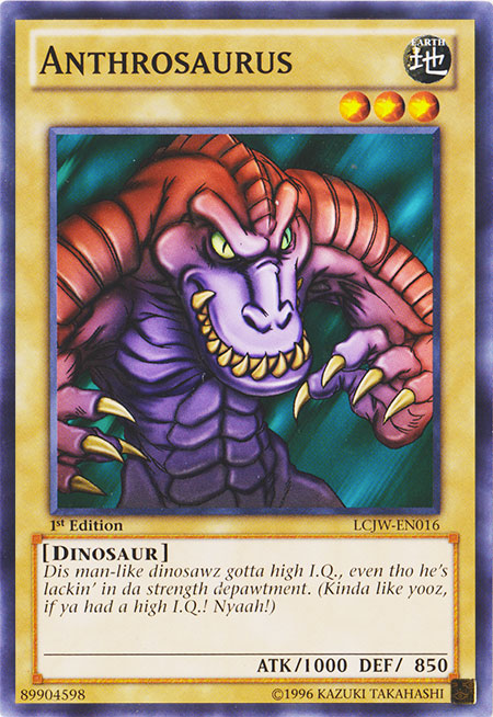 Anthrosaurus [LCJW-EN016] Common | Odin's Place