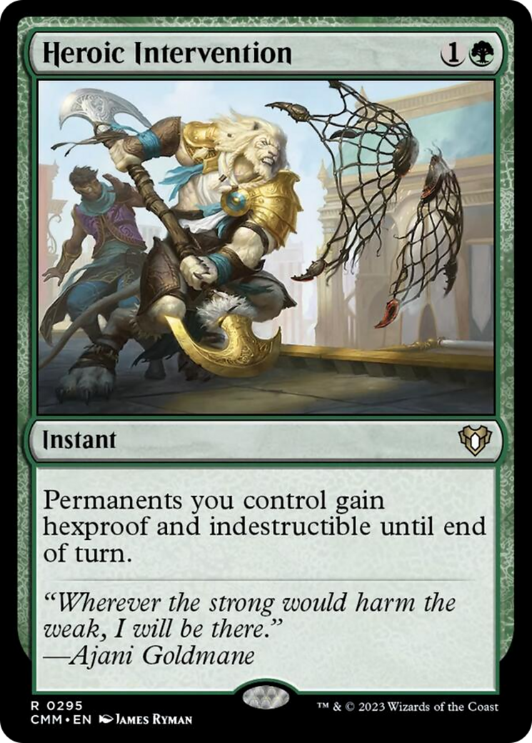 Heroic Intervention [Commander Masters] | Odin's Place