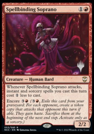 Spellbinding Soprano (Promo Pack) [Streets of New Capenna Commander Promos] | Odin's Place