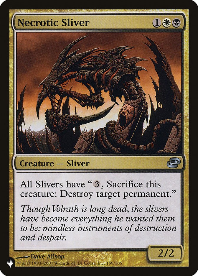 Necrotic Sliver [The List] | Odin's Place