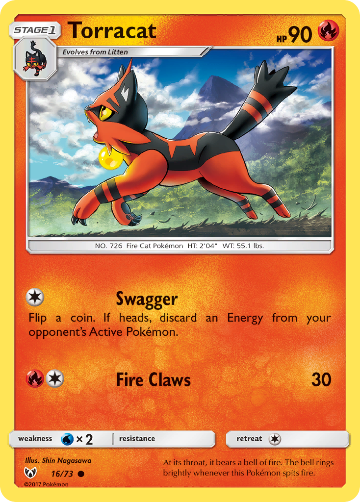 Torracat (16/73) [Sun & Moon: Shining Legends] | Odin's Place