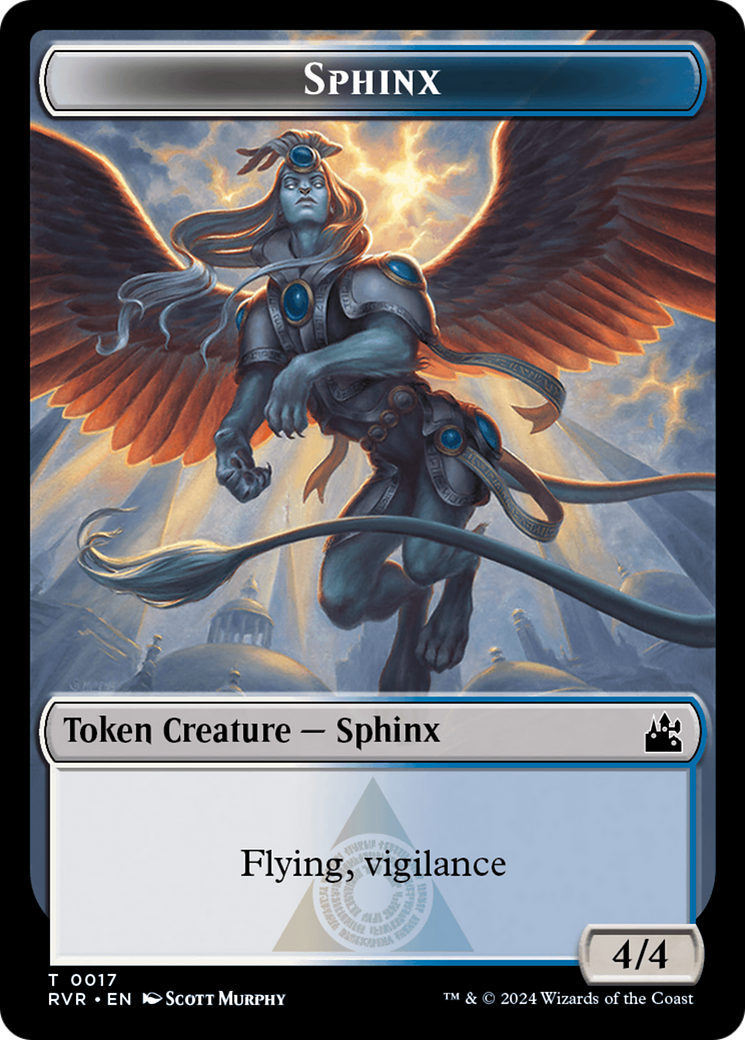 Sphinx Token [Ravnica Remastered Tokens] | Odin's Place