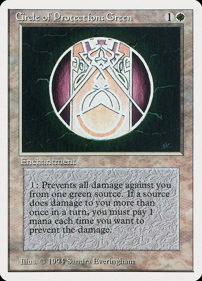Circle of Protection: Green [Summer Magic / Edgar] | Odin's Place