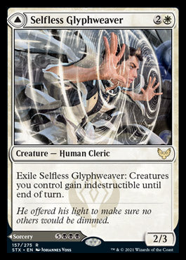 Selfless Glyphweaver // Deadly Vanity [Strixhaven: School of Mages] | Odin's Place