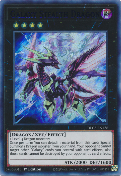 Galaxy Stealth Dragon (Blue) [DLCS-EN126] Ultra Rare | Odin's Place