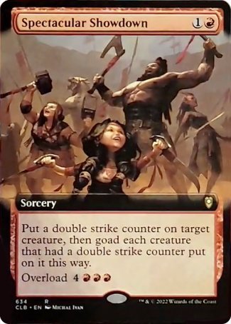 Spectacular Showdown (Extended Art) [Commander Legends: Battle for Baldur's Gate] | Odin's Place