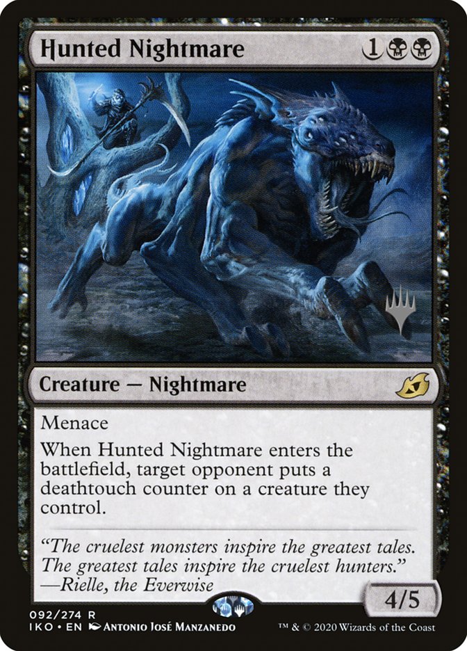 Hunted Nightmare (Promo Pack) [Ikoria: Lair of Behemoths Promos] | Odin's Place