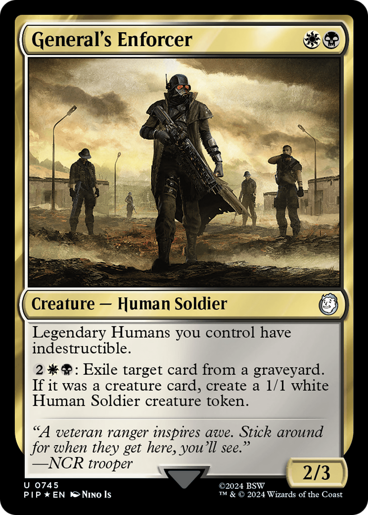 General's Enforcer (Surge Foil) [Fallout] | Odin's Place