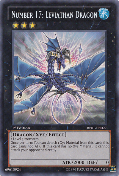 Number 17: Leviathan Dragon [BP01-EN027] Rare | Odin's Place
