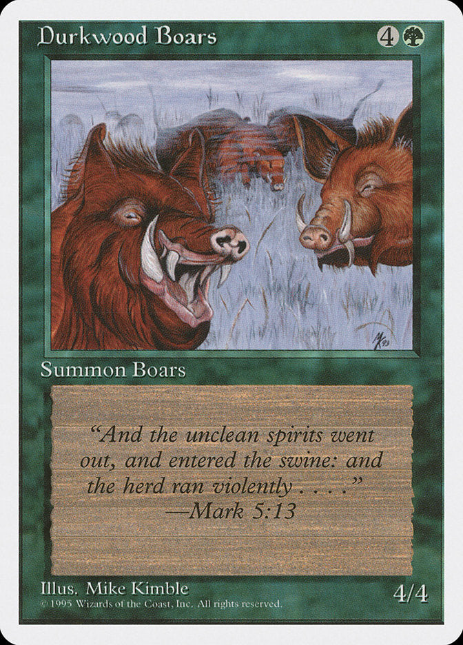 Durkwood Boars (241) [Fourth Edition] | Odin's Place