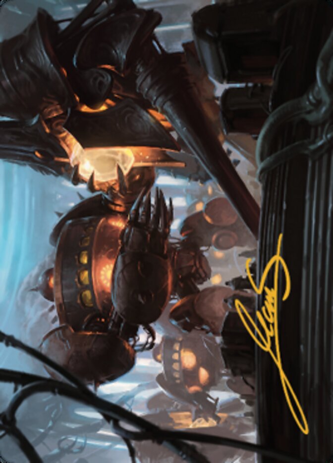 Autonomous Assembler Art Card (Gold-Stamped Signature) [The Brothers' War Art Series] | Odin's Place