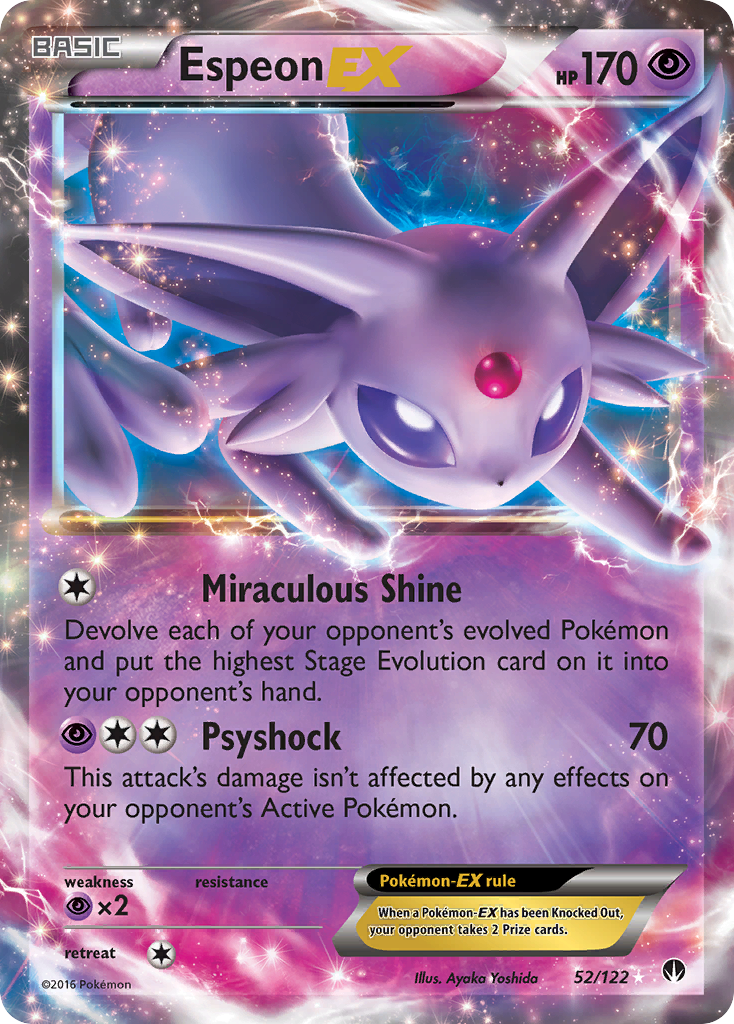Espeon EX (52/122) [XY: BREAKpoint] | Odin's Place