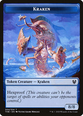 Human Soldier // Kraken Double-Sided Token [Theros Beyond Death Tokens] | Odin's Place
