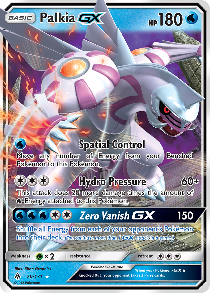 Palkia GX (20/131) [Sun & Moon: Forbidden Light] | Odin's Place