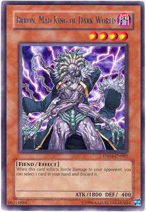 Brron, Mad King of Dark World [DR04-EN082] Rare | Odin's Place