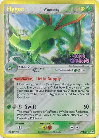 Flygon (7/110) (Delta Species) (Stamped) [EX: Holon Phantoms] | Odin's Place
