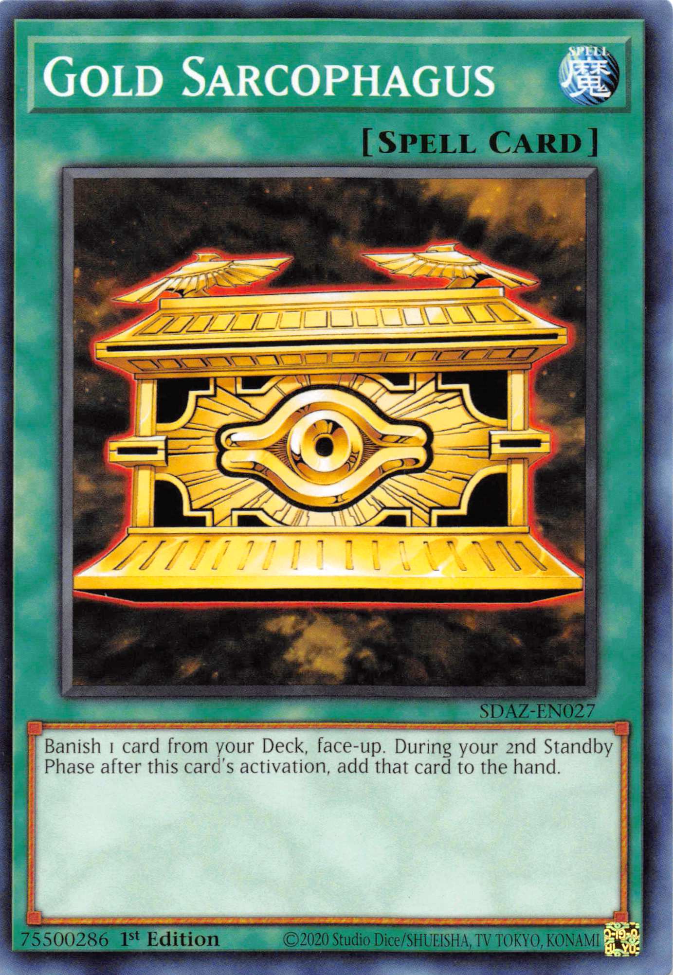 Gold Sarcophagus [SDAZ-EN027] Common | Odin's Place