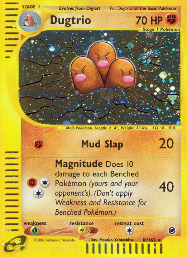 Dugtrio (10/165) [Expedition: Base Set] | Odin's Place