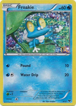 Froakie (4/12) [McDonald's Promos: 2014 Collection] | Odin's Place