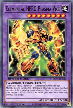 Elemental HERO Plasma Vice [SGX1-ENA26] Common | Odin's Place