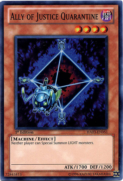 Ally of Justice Quarantine [HA03-EN051] Super Rare | Odin's Place