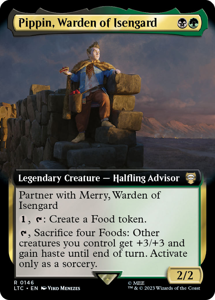 Pippin, Warden of Isengard (Extended Art) [The Lord of the Rings: Tales of Middle-Earth Commander] | Odin's Place