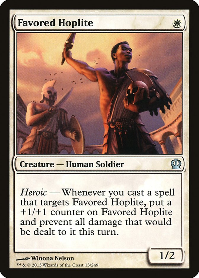 Favored Hoplite (13) [Theros] | Odin's Place