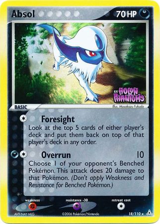 Absol (18/110) (Stamped) [EX: Holon Phantoms] | Odin's Place