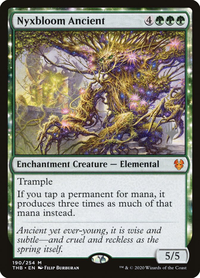 Nyxbloom Ancient (Promo Pack) [Theros Beyond Death Promos] | Odin's Place