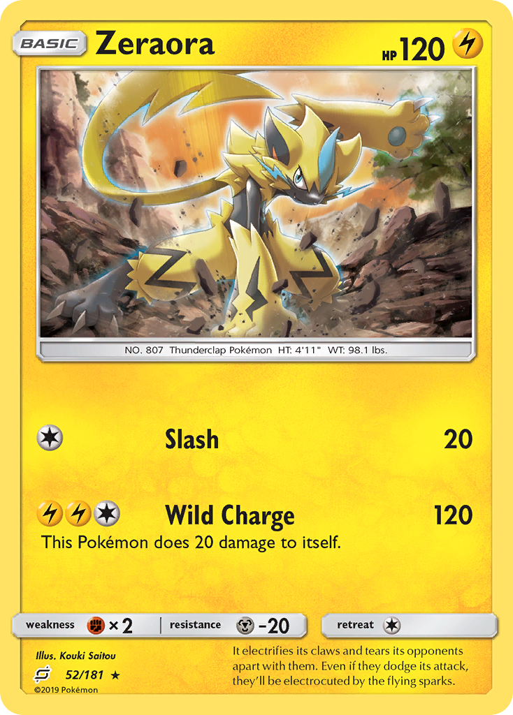 Zeraora (52/181) [Sun & Moon: Team Up] | Odin's Place