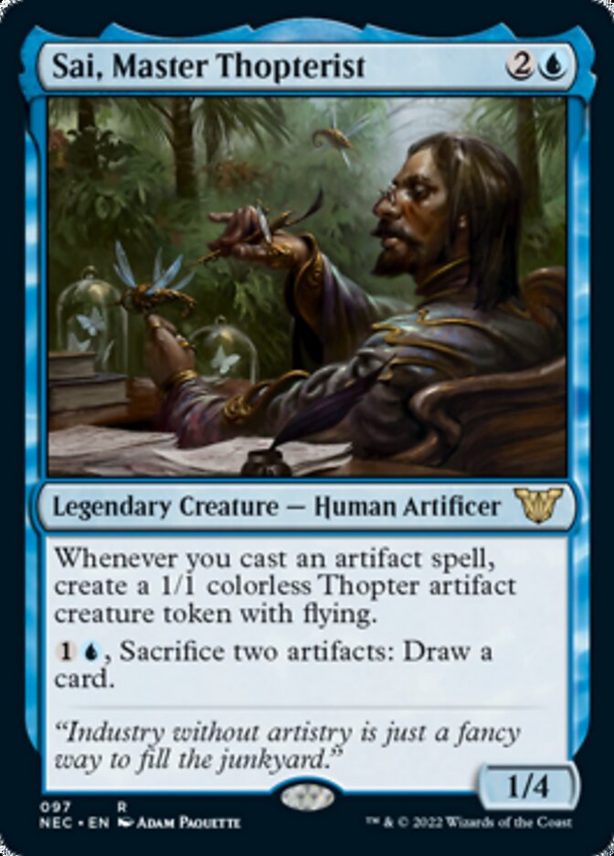 Sai, Master Thopterist [Kamigawa: Neon Dynasty Commander] | Odin's Place