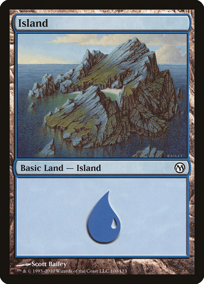 Island (100) [Duels of the Planeswalkers] | Odin's Place
