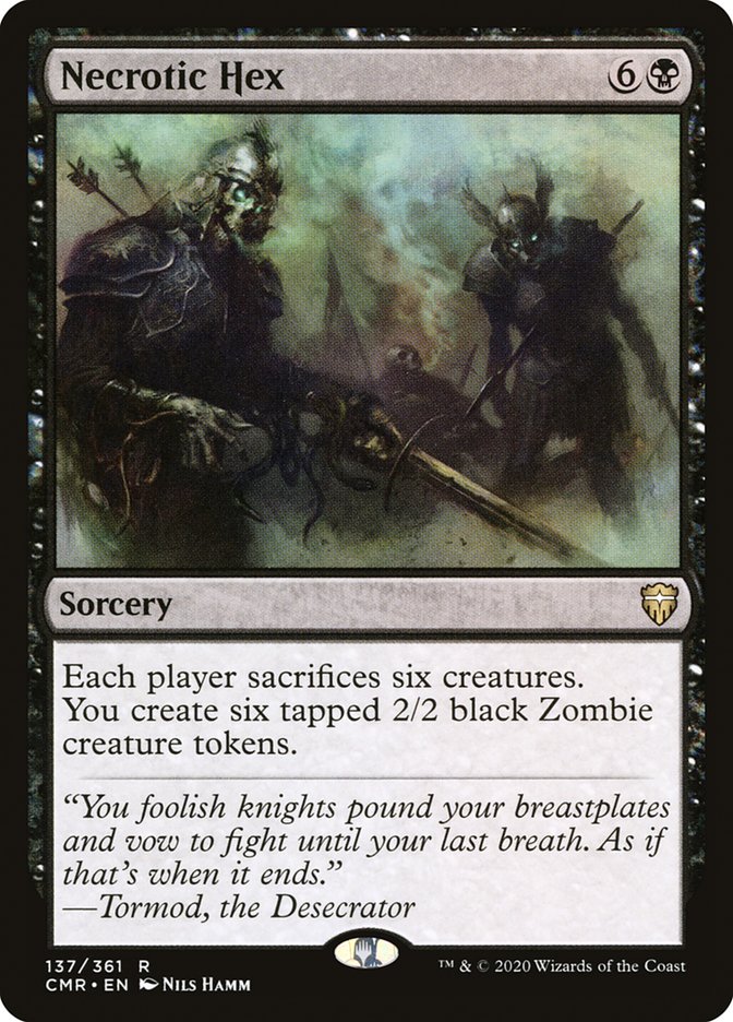 Necrotic Hex [Commander Legends] | Odin's Place