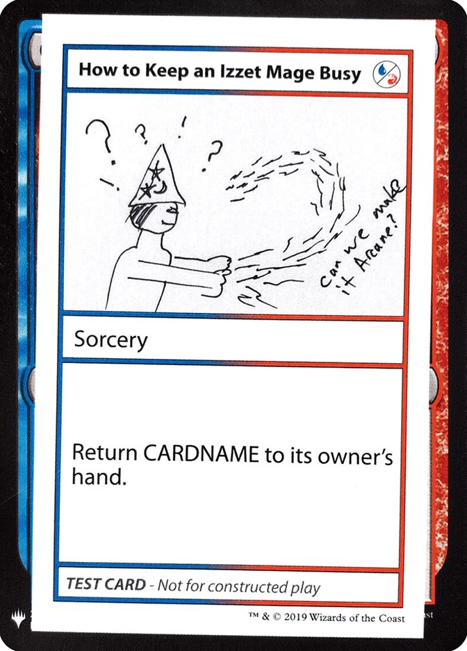 How to Keep an Izzet Mage Busy [Mystery Booster Playtest Cards] | Odin's Place