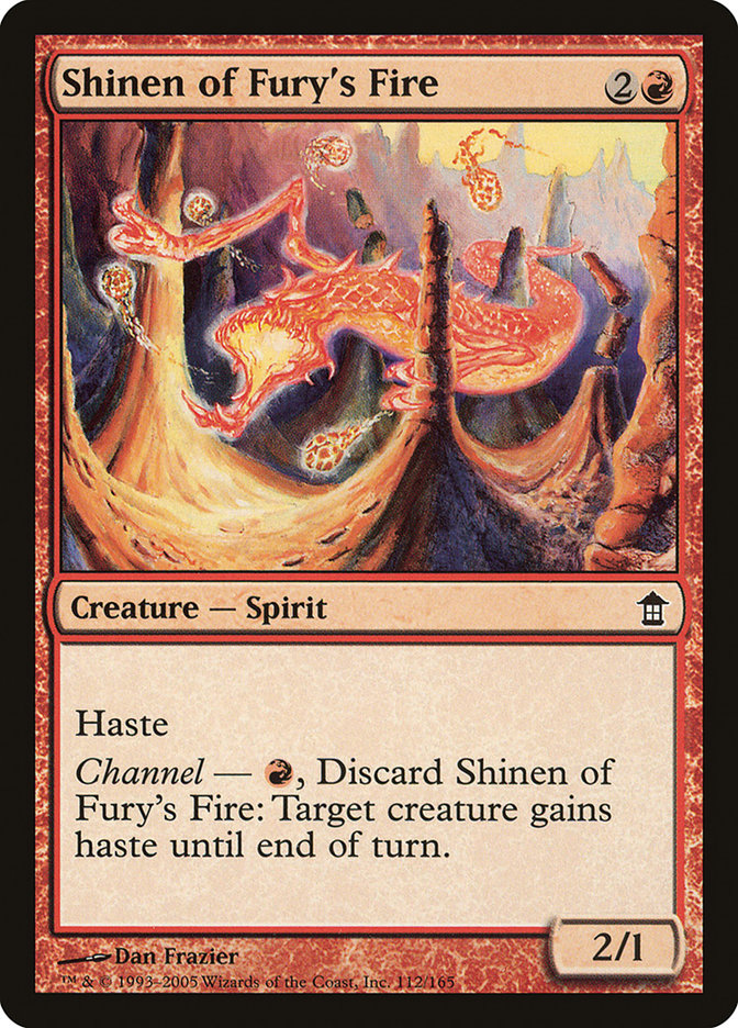 Shinen of Fury's Fire (112) [Saviors of Kamigawa] | Odin's Place