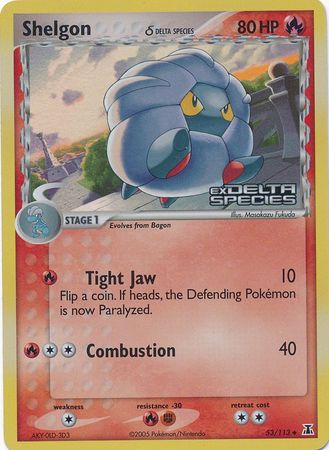 Shelgon (53/113) (Delta Species) (Stamped) [EX: Delta Species] | Odin's Place
