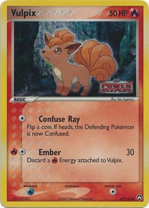 Vulpix (69/108) (Stamped) [EX: Power Keepers] | Odin's Place