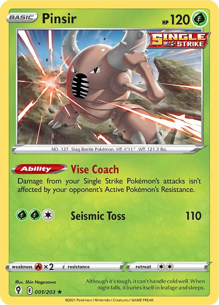 Pinsir (001/203) [Sword & Shield: Evolving Skies] | Odin's Place