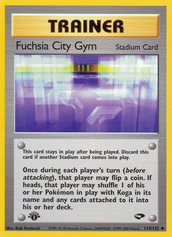 Fuchsia City Gym (114/132) [Gym Challenge 1st Edition] | Odin's Place