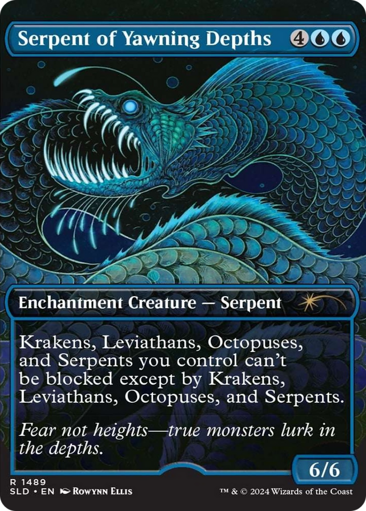 Serpent of Yawning Depths (Rainbow Foil) [Secret Lair Drop Series] | Odin's Place