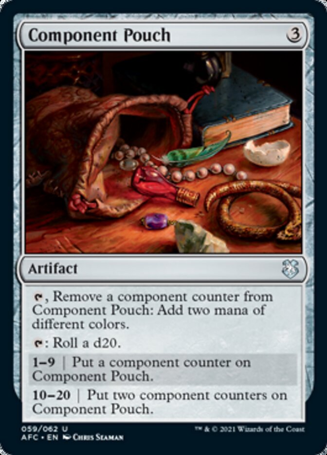 Component Pouch [Dungeons & Dragons: Adventures in the Forgotten Realms Commander] | Odin's Place