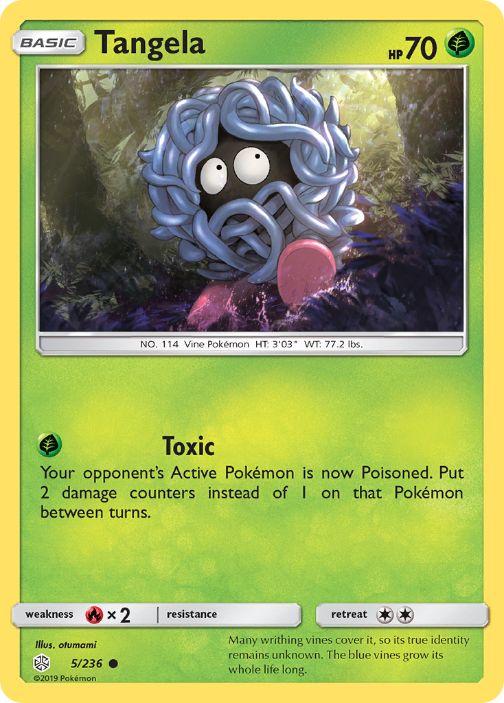 Tangela (5/236) [Sun & Moon: Cosmic Eclipse] | Odin's Place