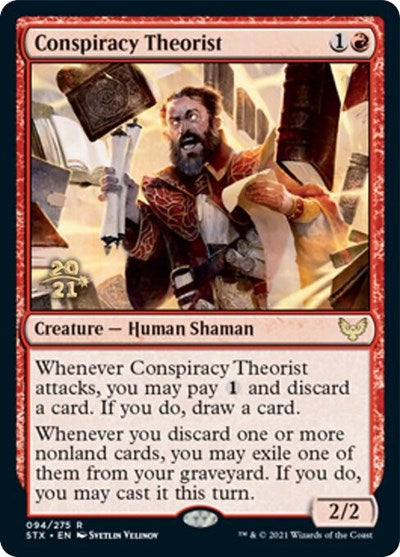 Conspiracy Theorist [Strixhaven: School of Mages Prerelease Promos] | Odin's Place