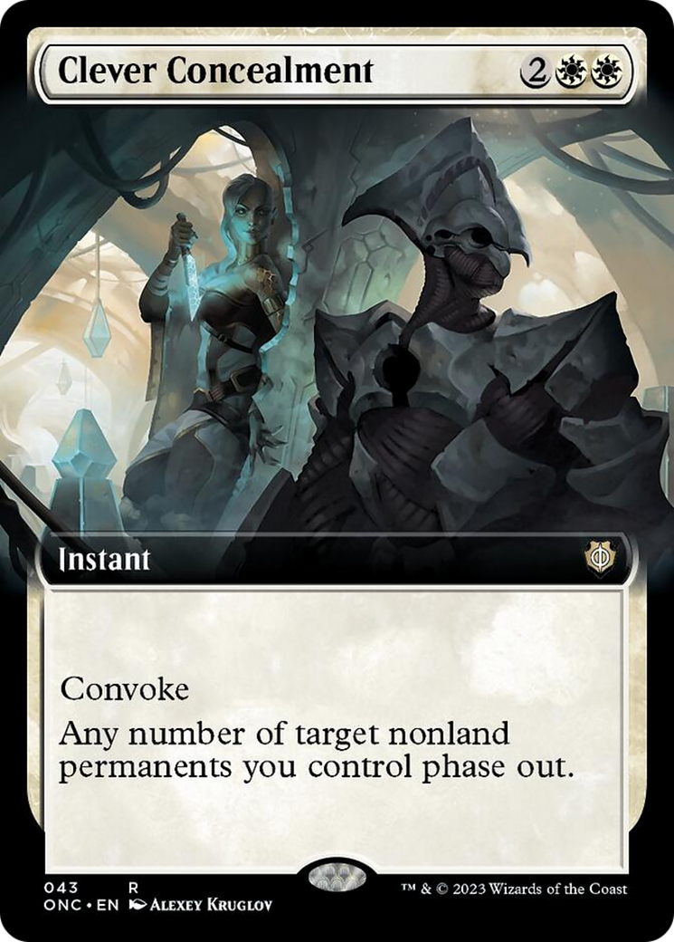 Clever Concealment (Extended Art) [Phyrexia: All Will Be One Commander] | Odin's Place